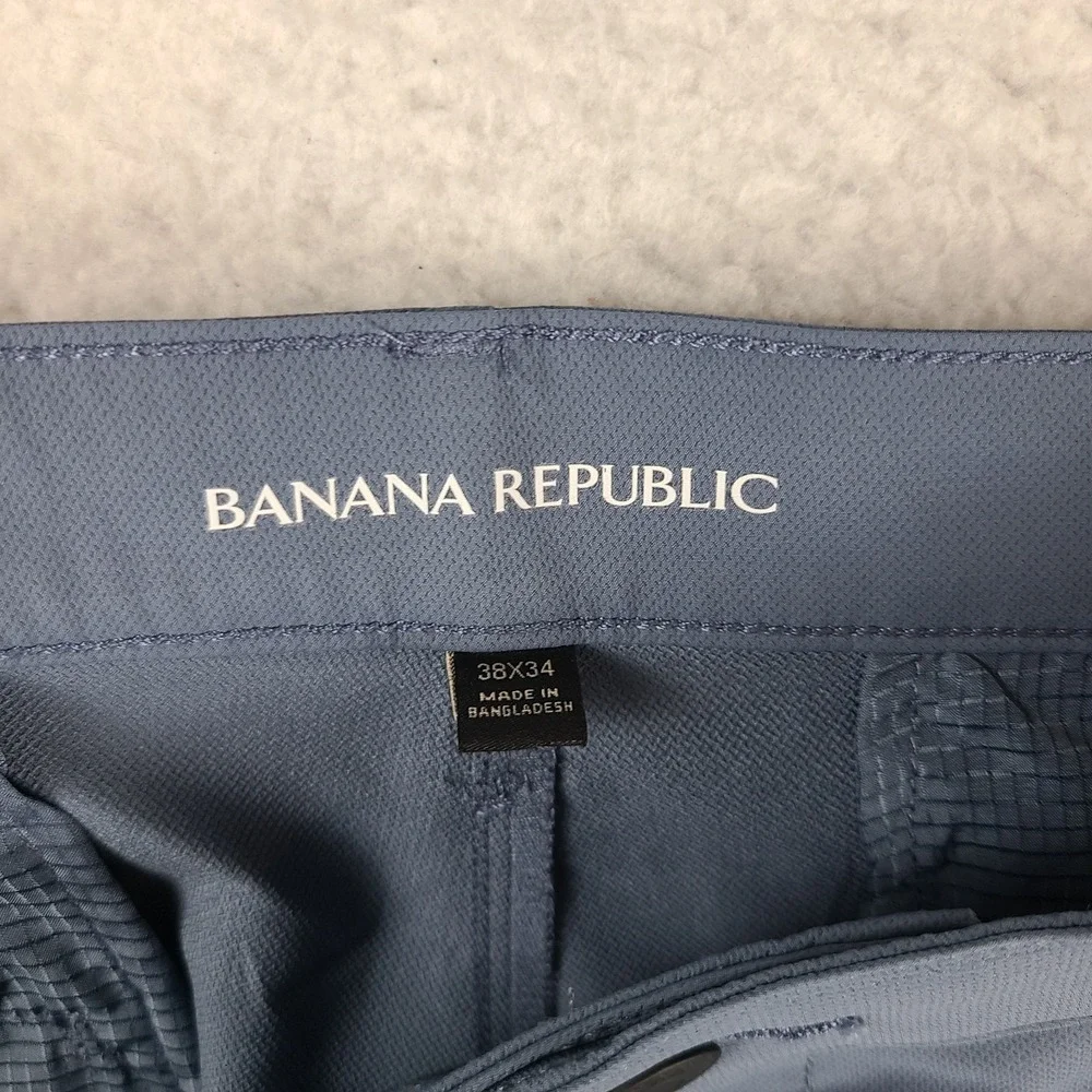 Banana Republic City‎ Pants Mens 38x34 Blue Activewear Performance Tech Golf
